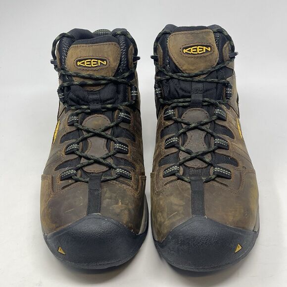 KEEN Utility Detroit XT Waterproof Steel Toe Work Boots Mens 13 EE Brown 1020085 - Picture 5 of 15